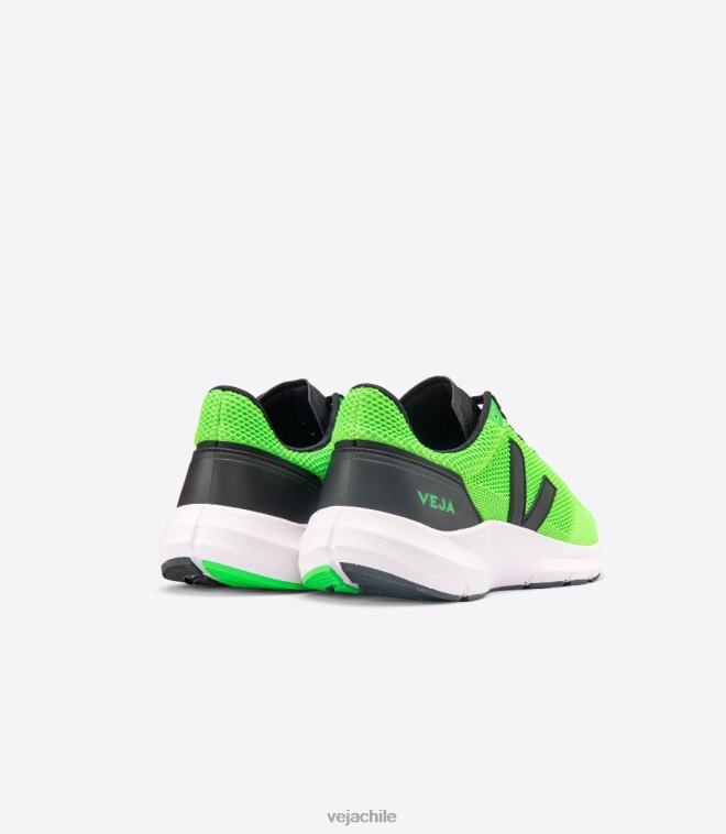 Veja hombres marlin v-knit vert negro fluo PDFXH206 zapatos