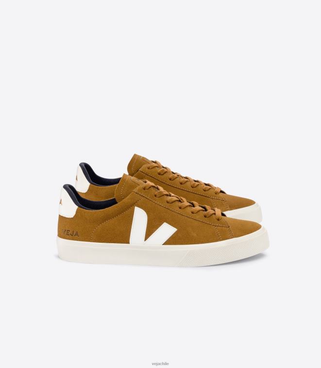 Veja hombres campo ante camel blanco PDFXH10 zapatos