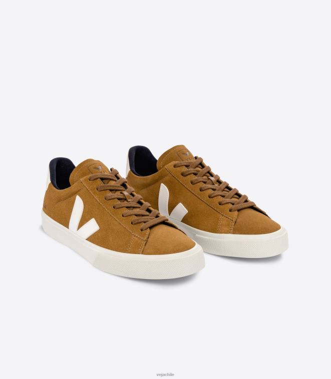 Veja hombres campo ante camel blanco PDFXH10 zapatos