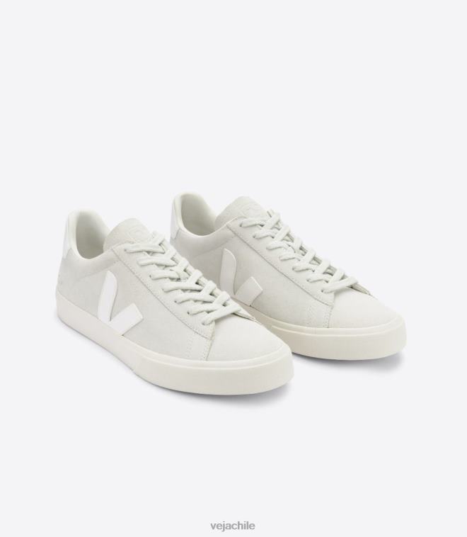 Veja hombres campo ante natural blanco PDFXH9 zapatos