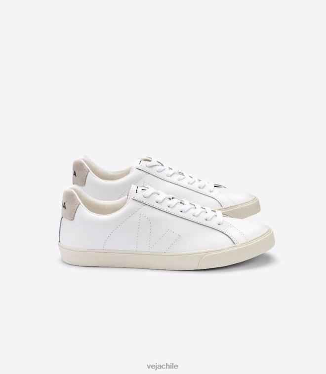 Veja hombres cuero esplar blanco PDFXH89 zapatos