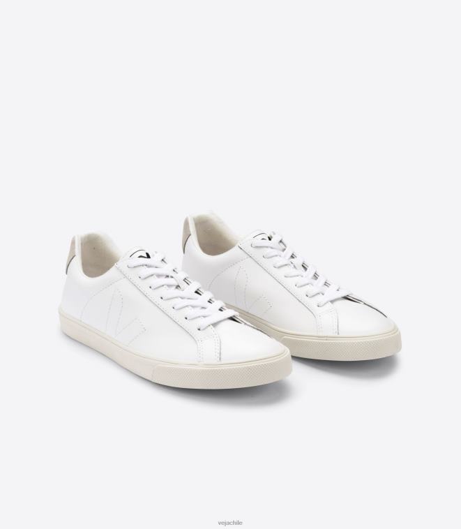 Veja hombres cuero esplar blanco PDFXH89 zapatos