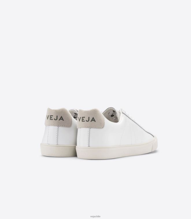 Veja hombres cuero esplar blanco PDFXH89 zapatos