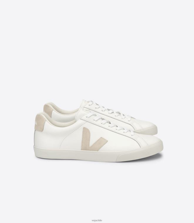 Veja hombres cuero esplar blanco sable PDFXH90 zapatos