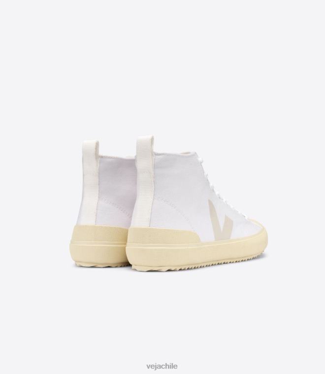 Veja hombres nova ht lona suela mantequilla blanca PDFXH159 zapatos