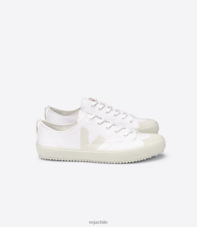 Veja hombres nova lienzo pierre blanco PDFXH160 zapatos