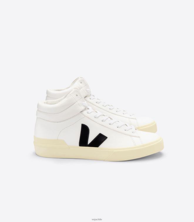 Veja hombres minotauro cuero sin cromo blanco negro mantequilla PDFXH70 zapatos