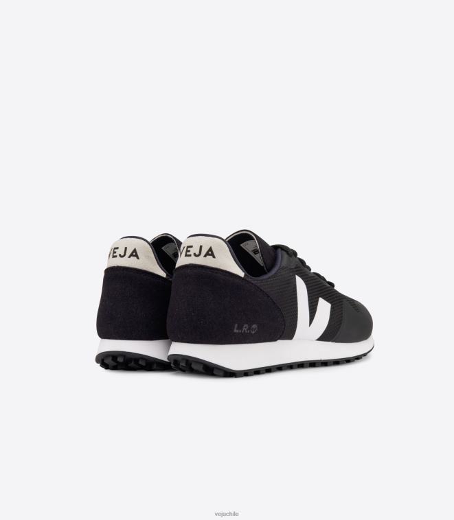 Veja hombres sdu b-malla negro blanco PDFXH143 zapatos