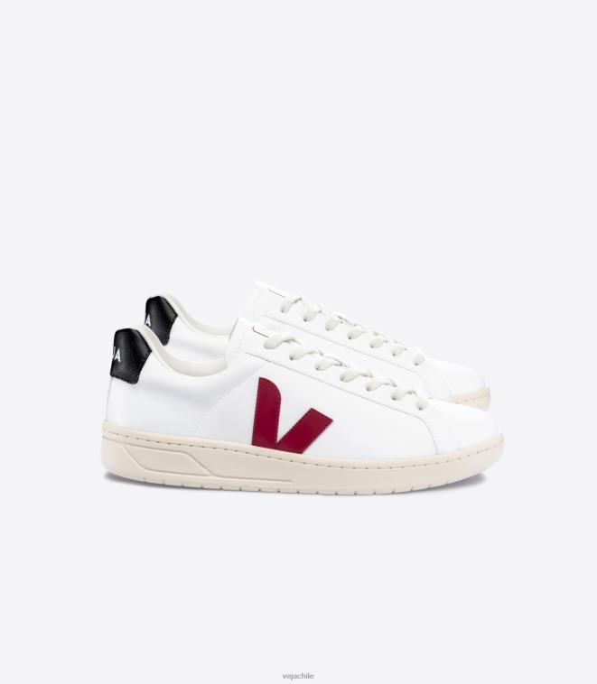 Veja hombres urca cwl blanco marsala negro PDFXH135 zapatos