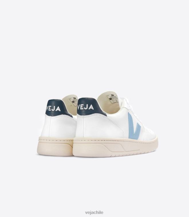 Veja hombres v-10 cwl acero blanco nautico PDFXH55 zapatos