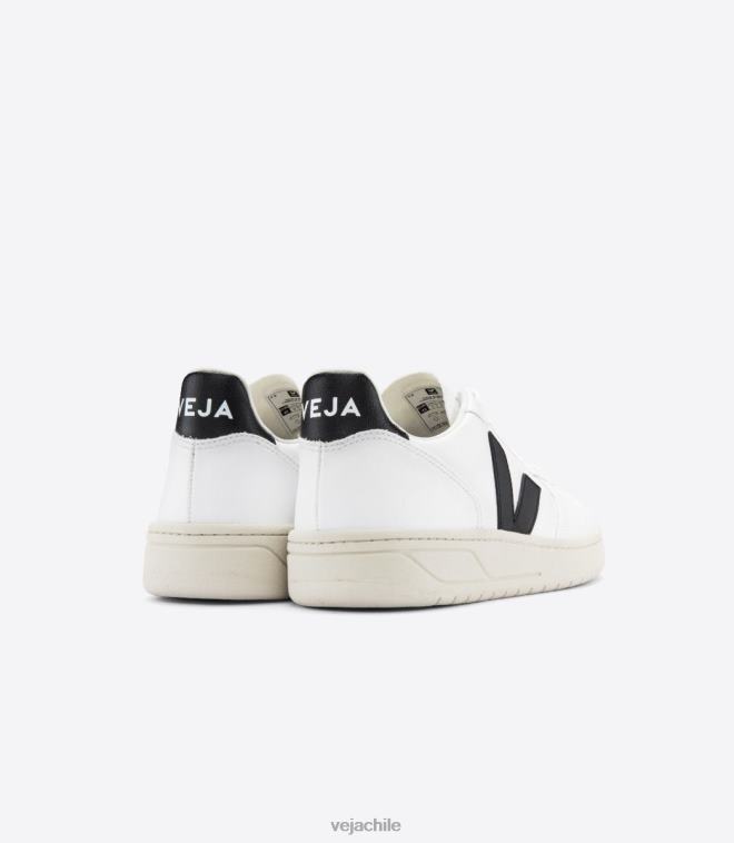 Veja hombres v-10 cwl blanco negro PDFXH43 zapatos