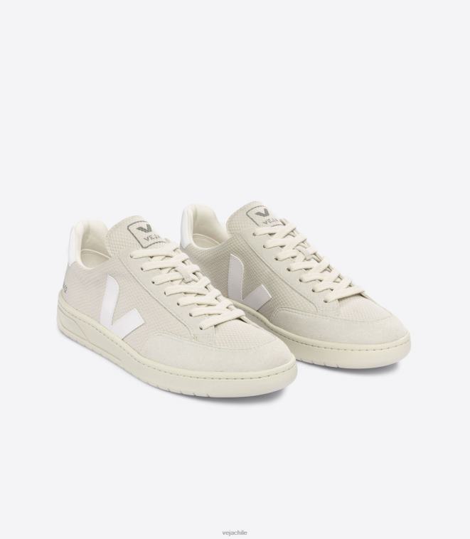 Veja hombres v-12 alveomesh blanco natural PDFXH35 zapatos