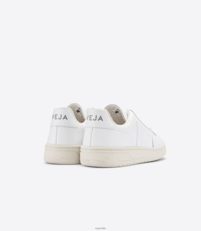 Veja hombres v-12 cuero blanco PDFXH33 zapatos