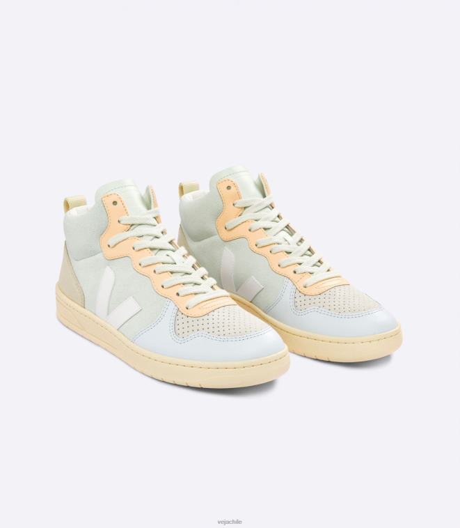 Veja hombres v-15 ante jade blanco multico PDFXH82 zapatos