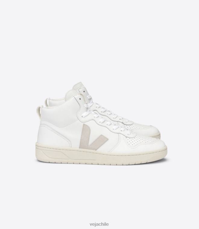 Veja hombres v-15 cuero blanco PDFXH81 zapatos