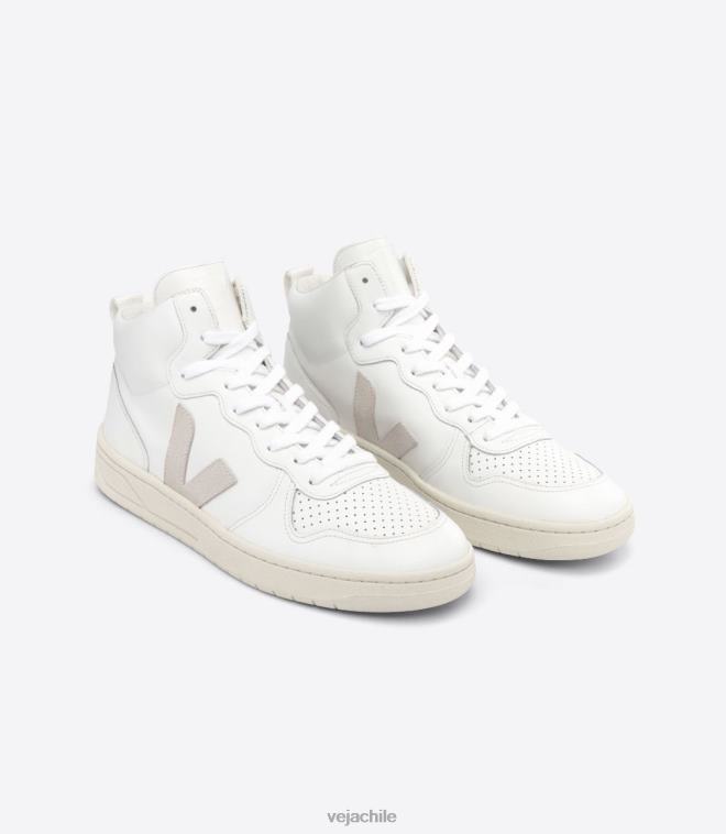 Veja hombres v-15 cuero blanco PDFXH81 zapatos