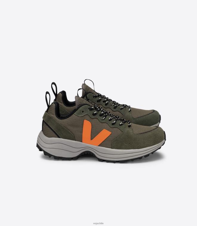 Veja hombres venturi ripstop kaki naranja neón PDFXH166 zapatos