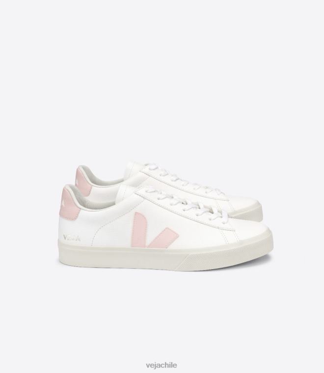 Veja mujer campo cuero sin cromo petale blanco PDFXH226 zapatos