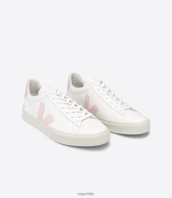 Veja mujer campo cuero sin cromo petale blanco PDFXH226 zapatos