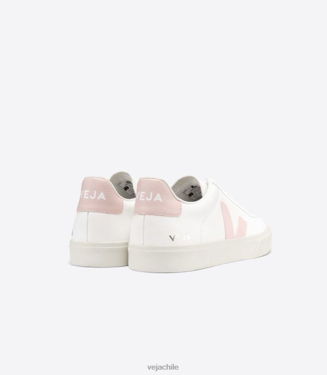 Veja mujer campo cuero sin cromo petale blanco PDFXH226 zapatos