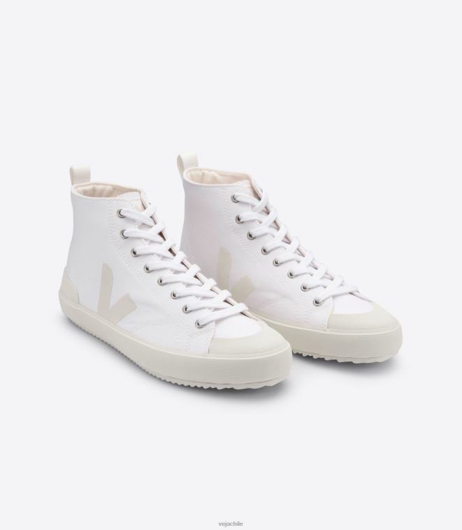 Veja mujer nova ht lienzo pierre blanco PDFXH292 zapatos