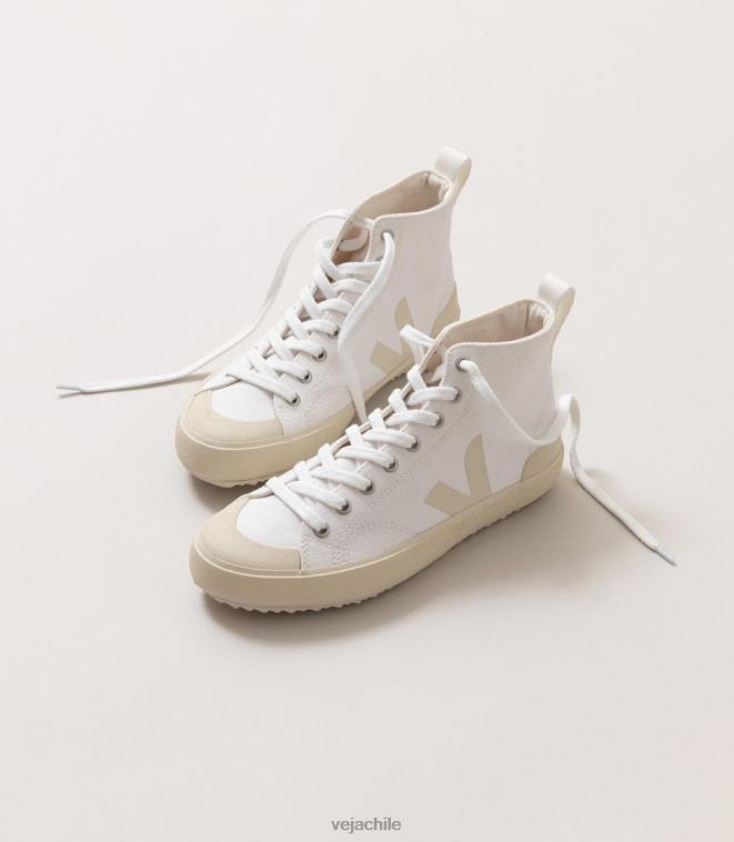 Veja mujer nova ht lienzo pierre blanco PDFXH292 zapatos