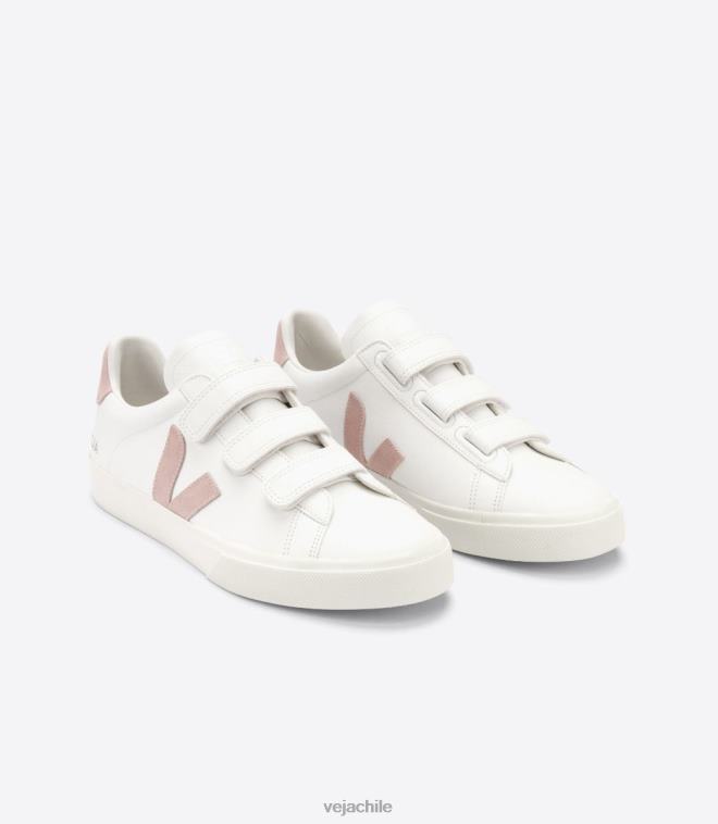 Veja mujer Recife sin cromo cuero blanco nena PDFXH247 zapatos