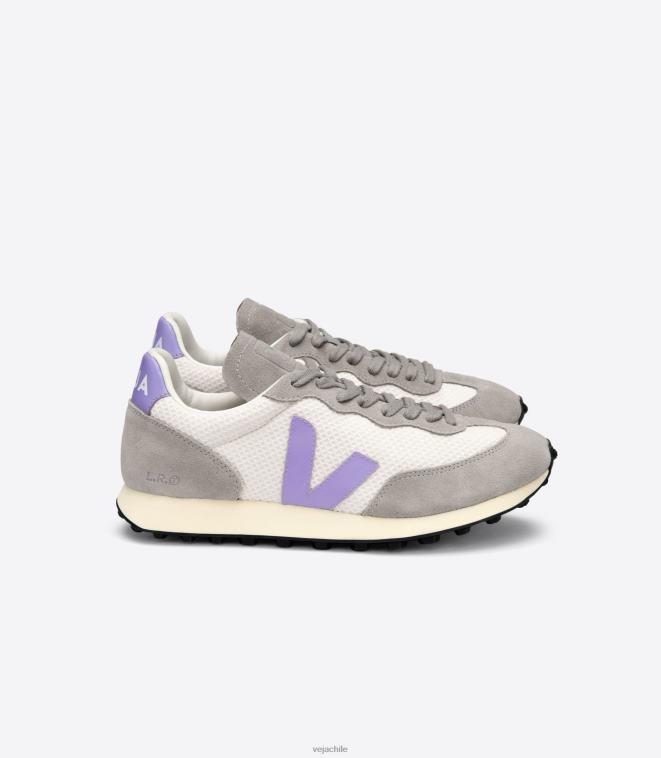 Veja mujer rio branco hexamesh grava lavande PDFXH248 zapatos