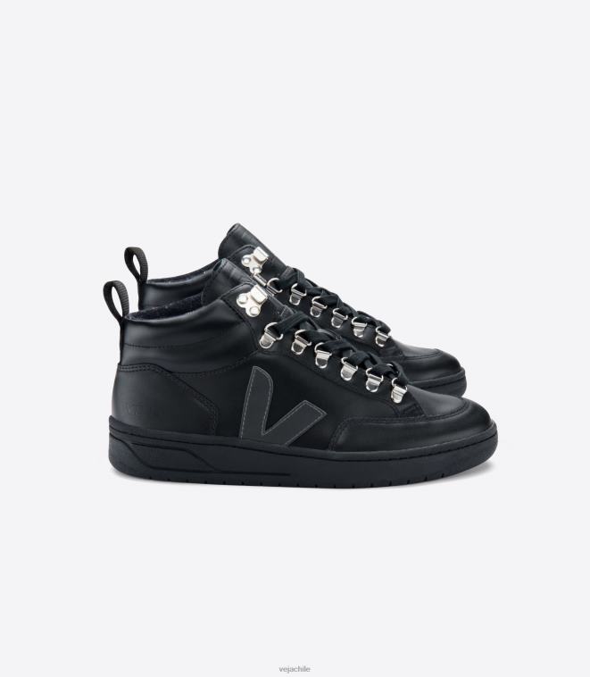 Veja mujer piel roraima negro grafito suela negra PDFXH253 zapatos Veja mujer piel roraima negro grafito suela negra PDFXH253 zapatos