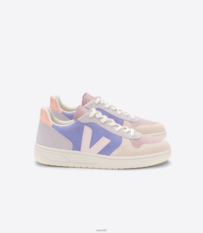 Veja mujer v-10 ante multico lavanda PDFXH232 zapatos