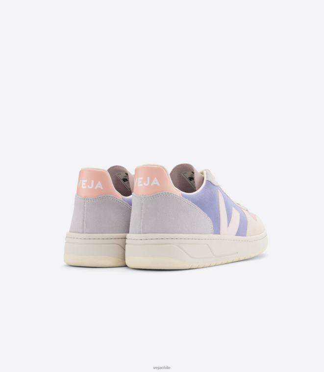 Veja mujer v-10 ante multico lavanda PDFXH232 zapatos