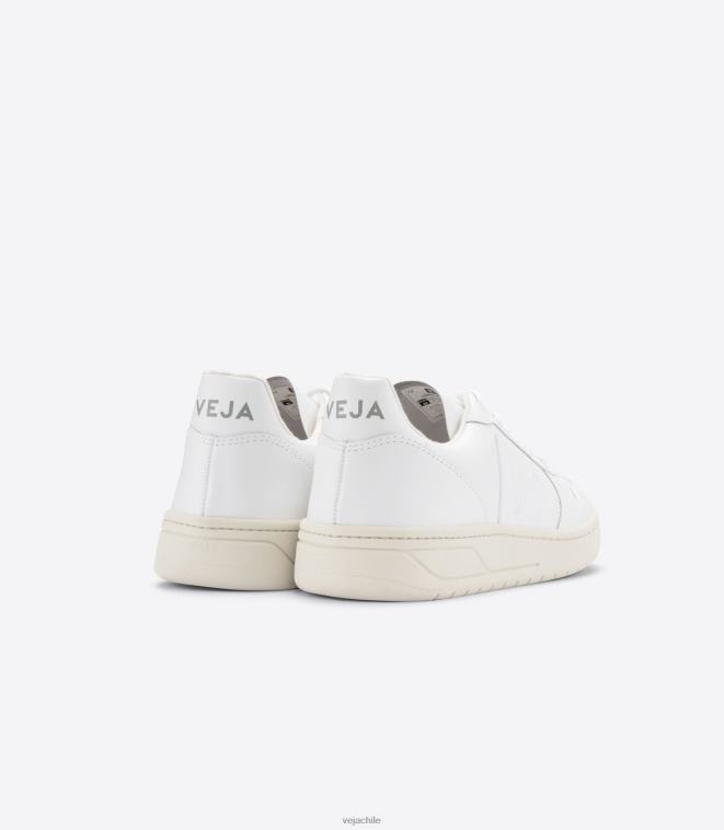 Veja mujer v-10 cuero blanco PDFXH237 zapatos