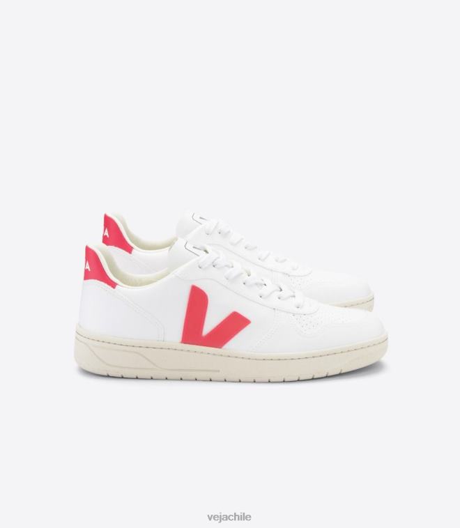 Veja mujer v-10 cwl rosa blanca fluo PDFXH299 zapatos