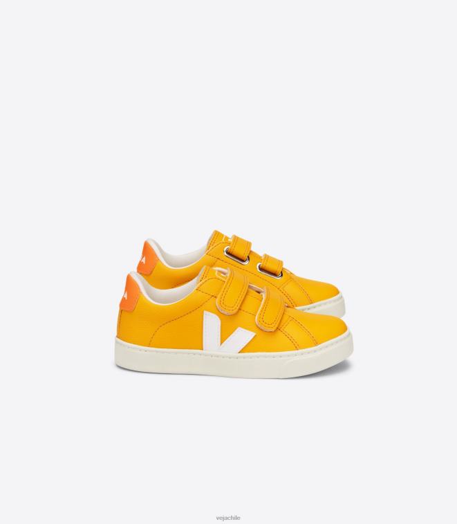 Veja niños esplar cuero sin cromo ouro blanco PDFXH338 zapatos