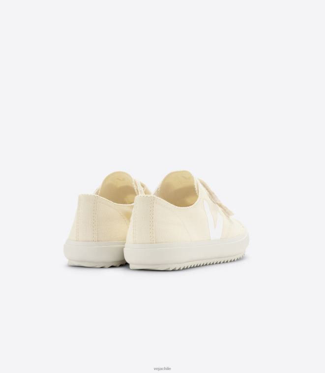 Veja niños ollie lienzo mantequilla blanco PDFXH395 zapatos