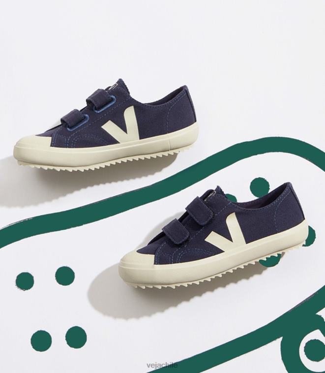 Veja niños ollie lona marine pierre PDFXH400 zapatos