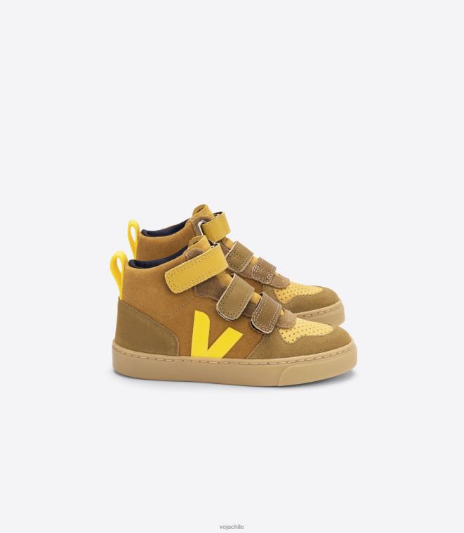 Veja niños v-10 mid ante multico camel tónico PDFXH345 zapatos Veja niños v-10 mid ante multico camel tónico PDFXH345 zapatos