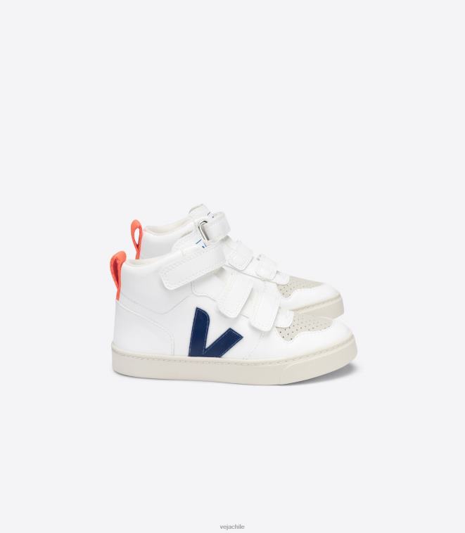 Veja niños v-10 mid cwl blanco naranja cobalto fluo PDFXH346 zapatos Veja niños v-10 mid cwl blanco naranja cobalto fluo PDFXH346 zapatos