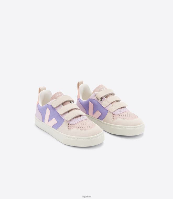 Veja niños v-10 ante multico lavanda PDFXH372 zapatos