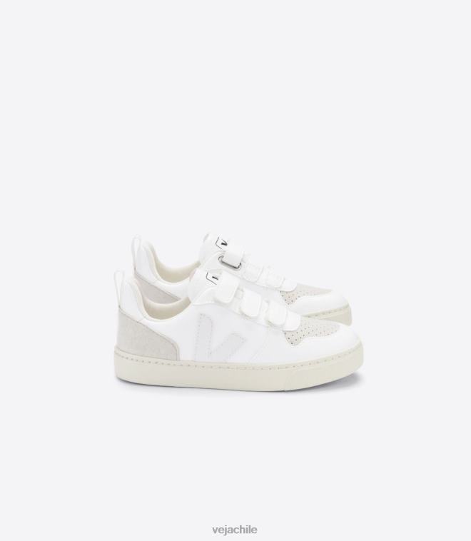 Veja niños v-10 cwl blanco natural PDFXH373 zapatos